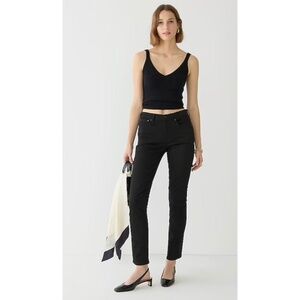 J. Crew Mid-Rise Slim Straight Jeans